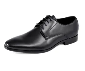 Asher Green Ag610 Black Men’s Genuine Leather Dress Shoes