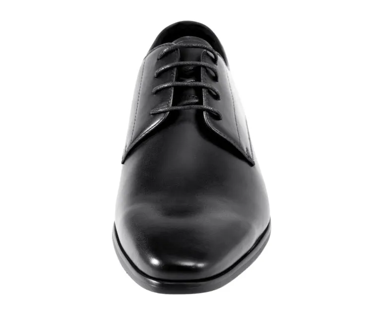 Asher Green Ag610 Black Men’s Genuine Leather Dress Shoes