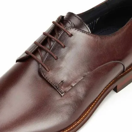 Base London Marley Leather Shoes - Wine