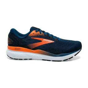 Brooks Mens Ghost 16- Blue Opal/Black/Nasturtium (1104181D474)