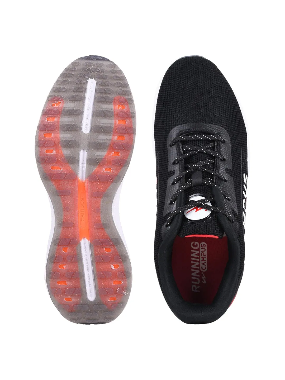 CAMP HENRY Black Men's Running Shoes