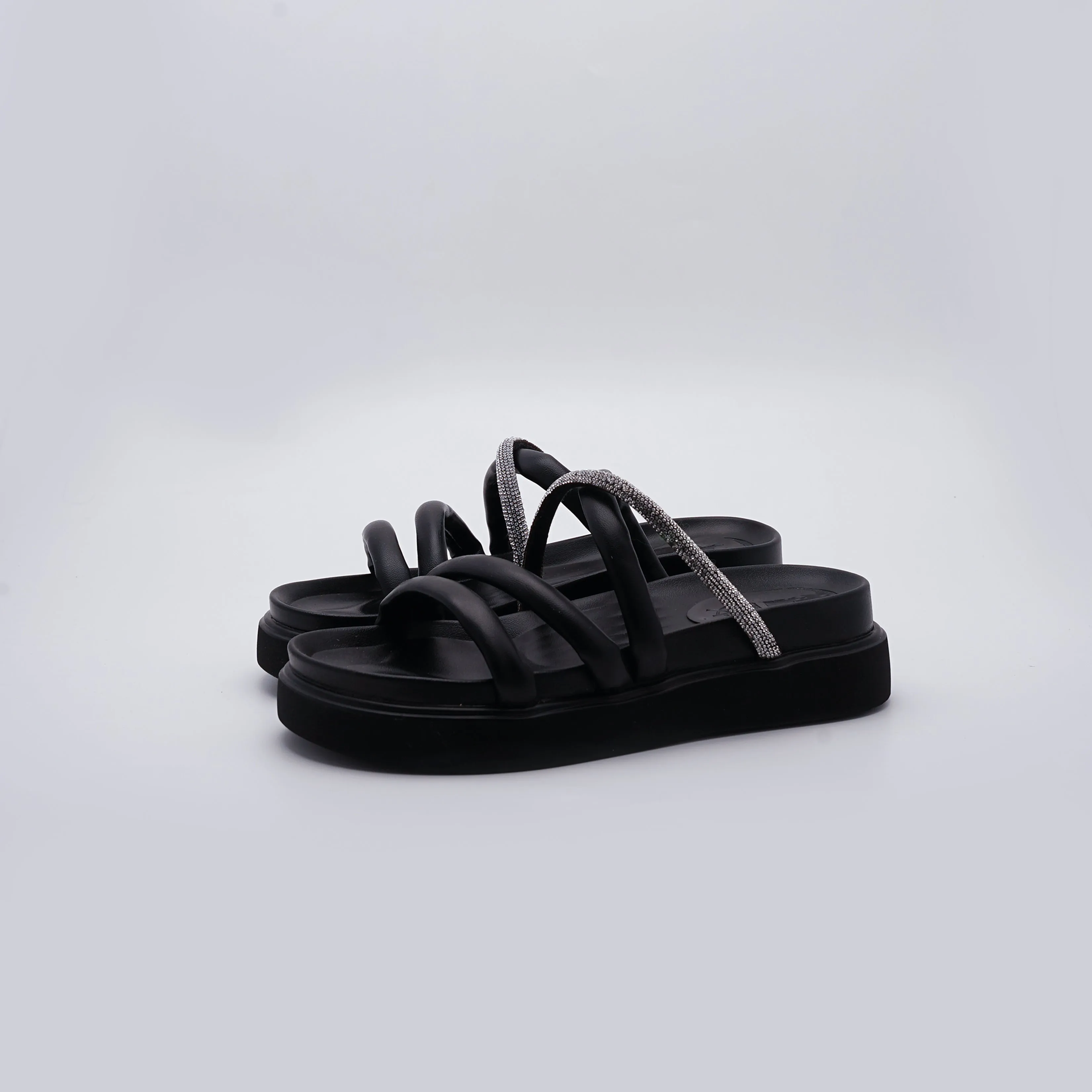 Europian  Cross Strap Premium Slippers Sandals