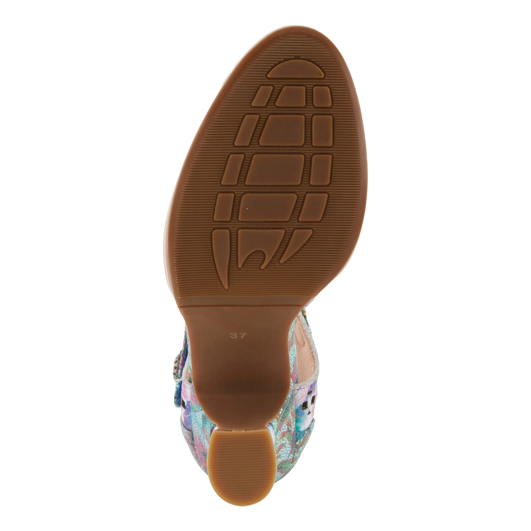 L'Artiste Women's Luxe Mary Jane Heels- Rainbow