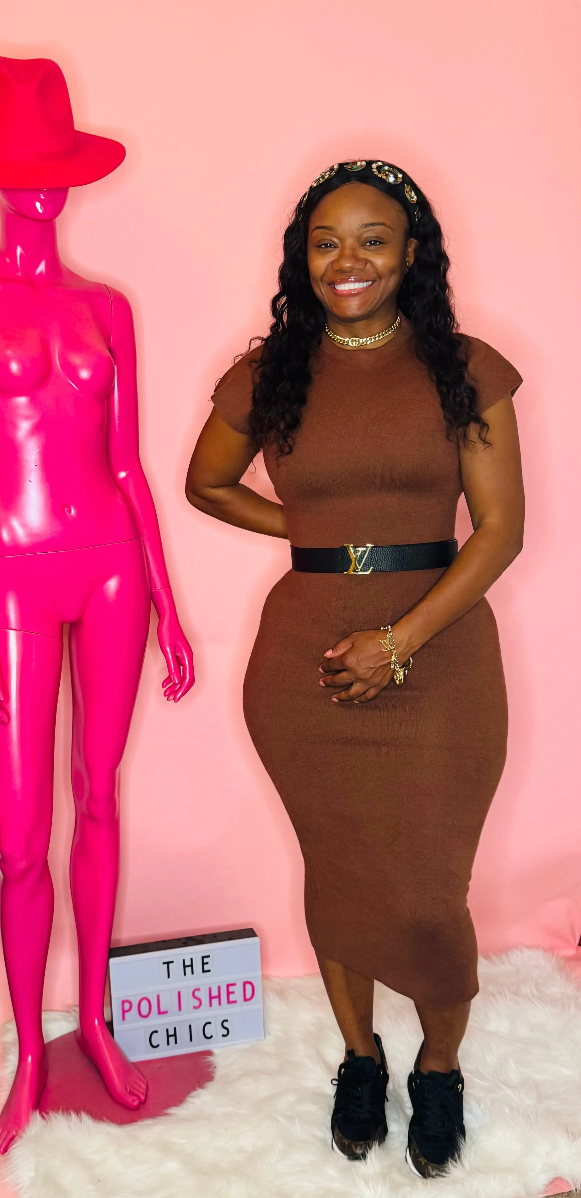 Luxurious Viscose Bodycon Midi Dress