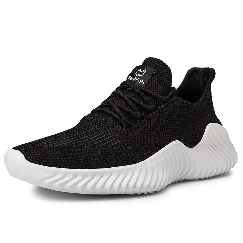 Men's Breathable Fly Knit Casual Footwear Mesh Classic Sneakers