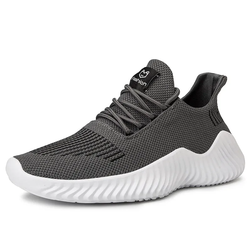 Men's Breathable Fly Knit Casual Footwear Mesh Classic Sneakers
