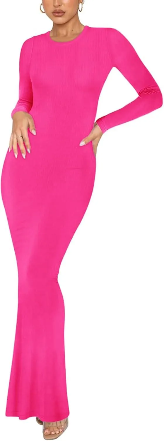 Minimalist Long Sleeve Mermaid Dress
