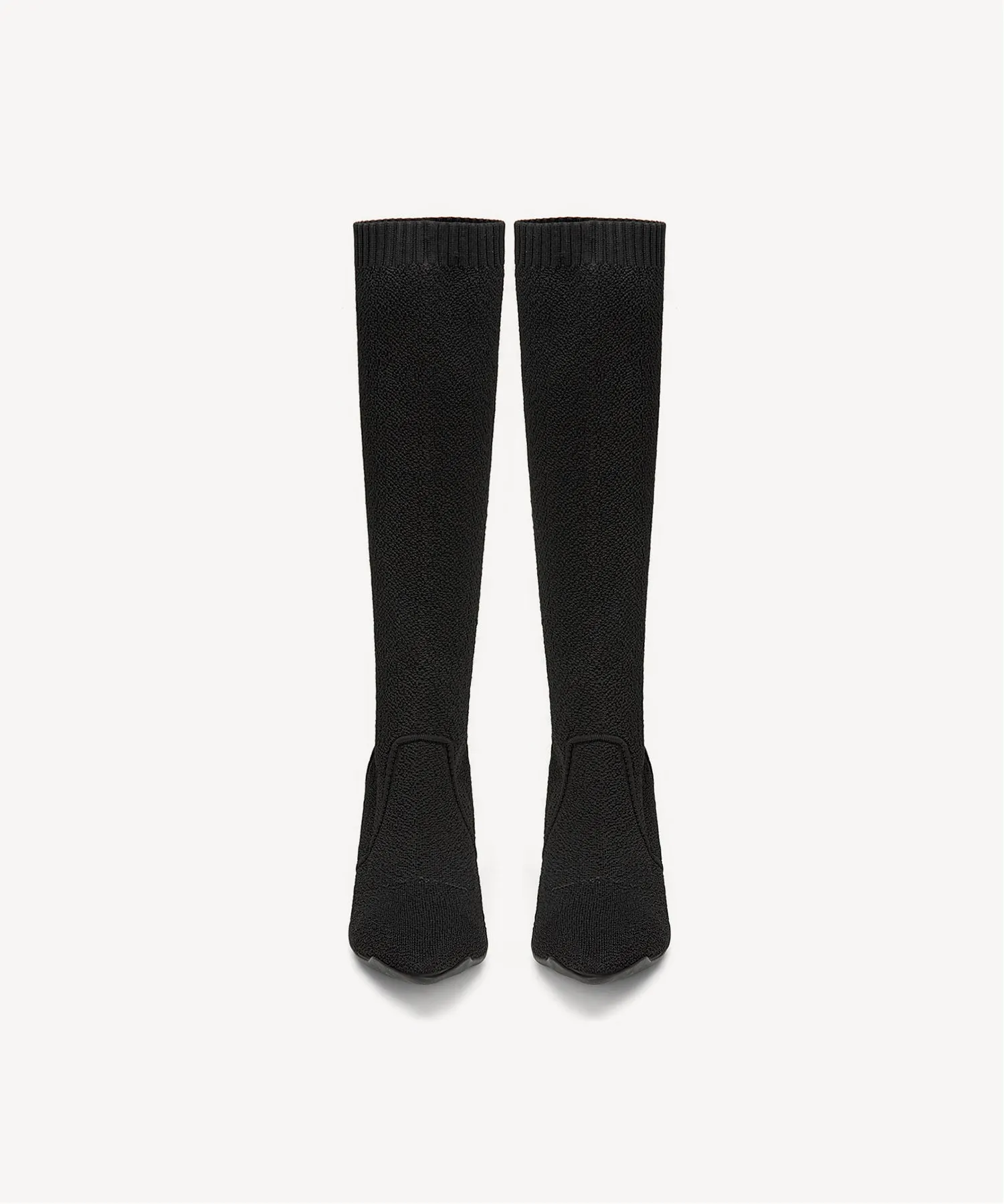 Minimalist  Pointed Toe Heeled Long Boots