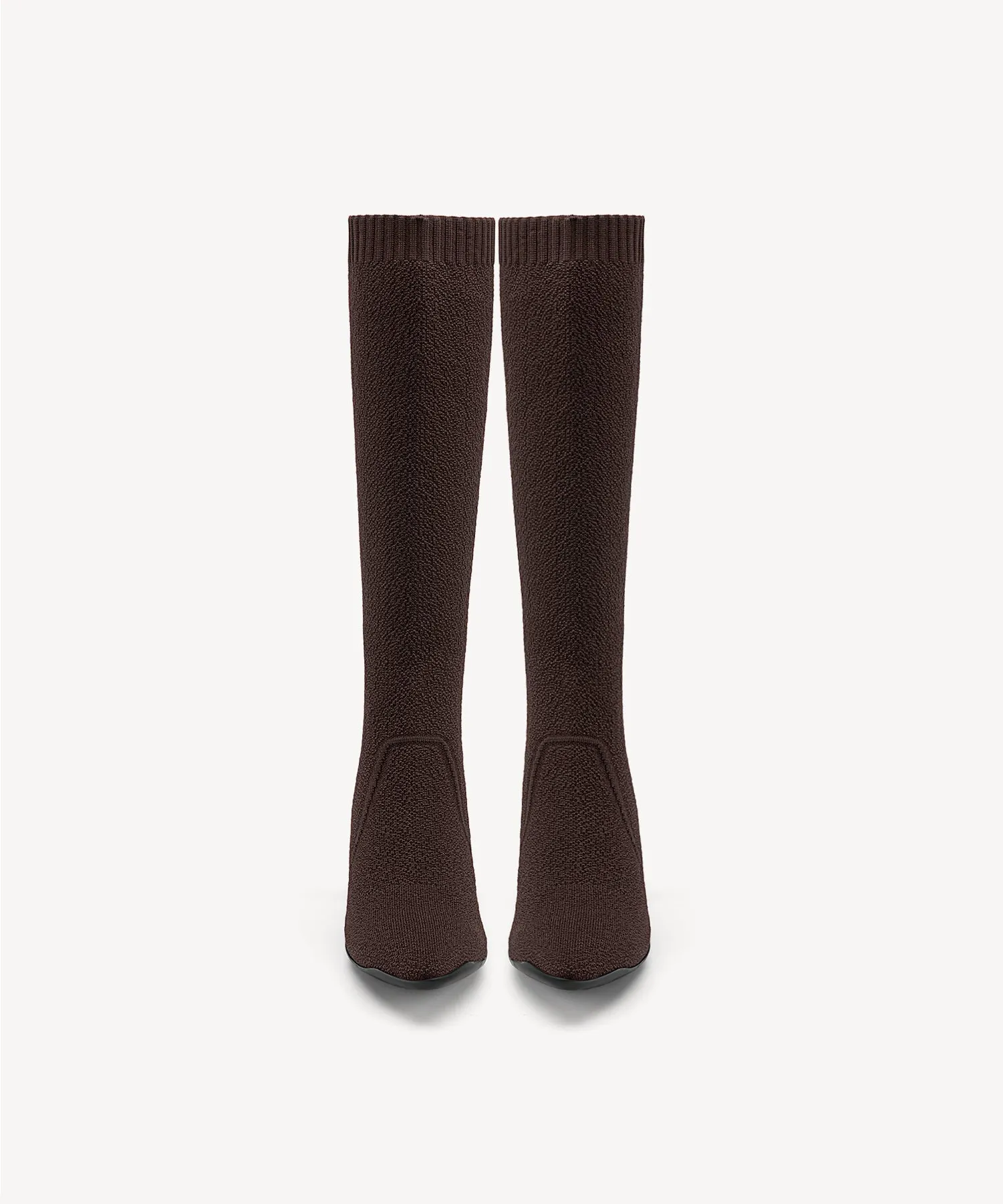 Minimalist  Pointed Toe Heeled Long Boots