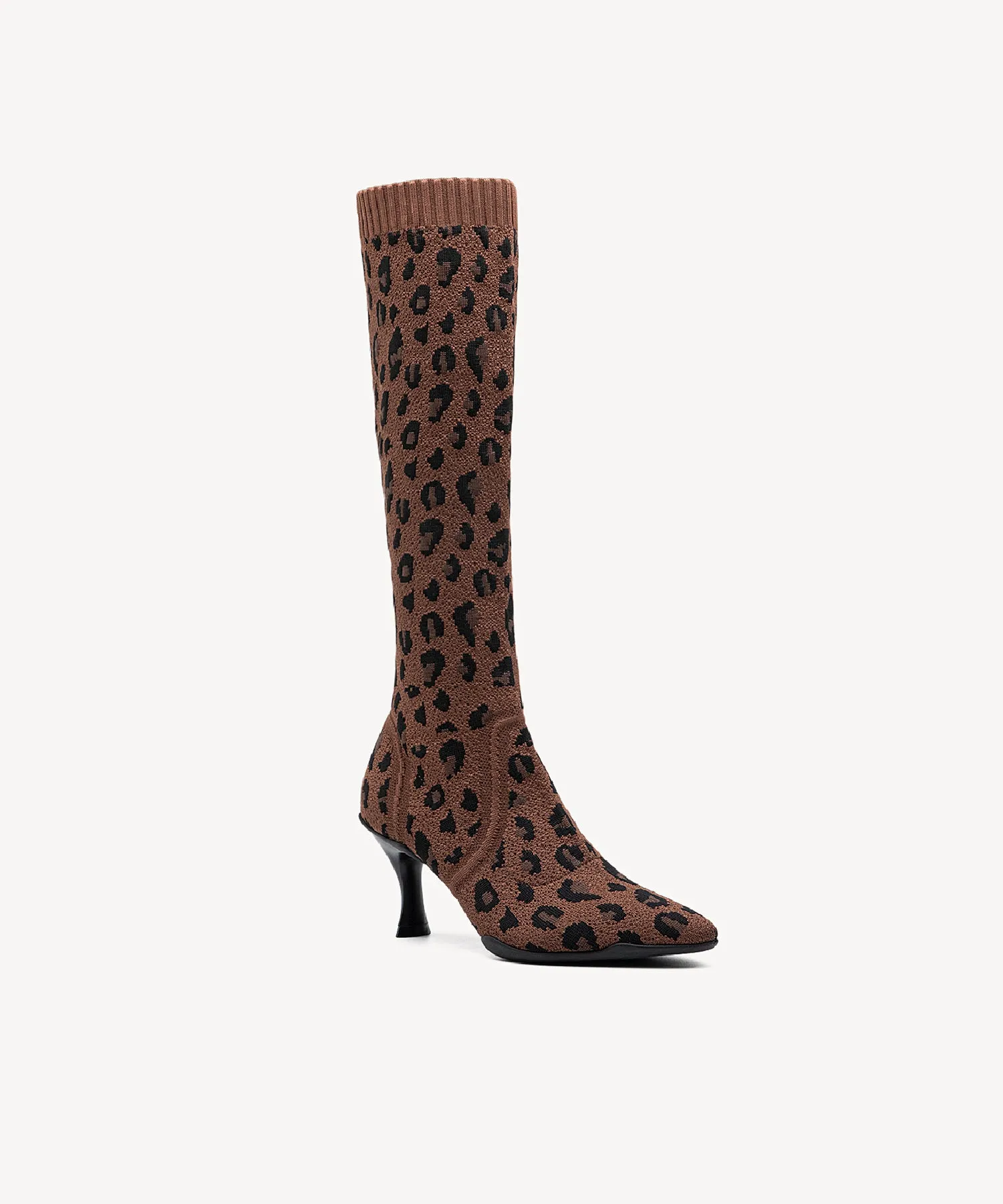 Minimalist  Pointed Toe Heeled Long Boots