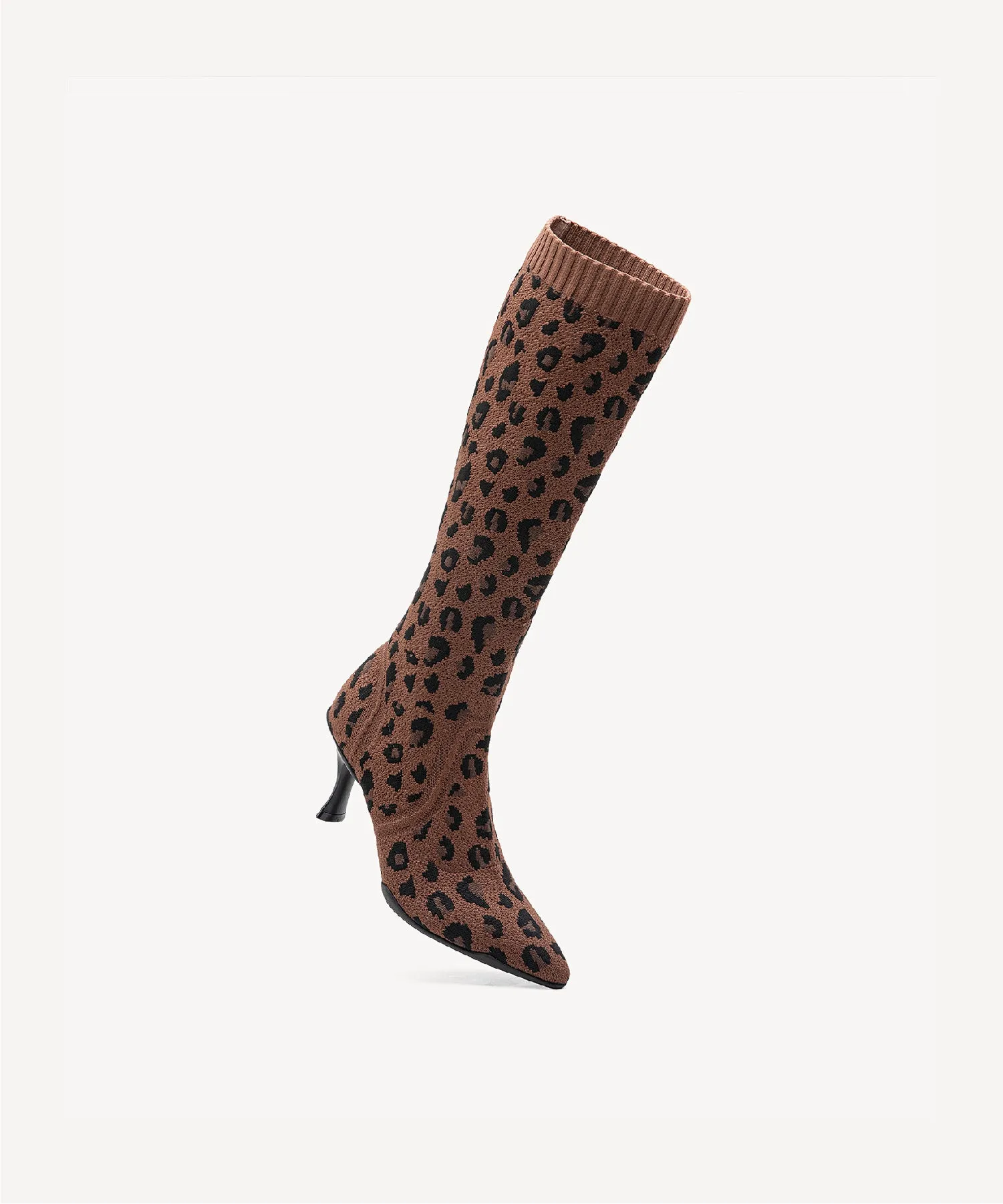 Minimalist  Pointed Toe Heeled Long Boots