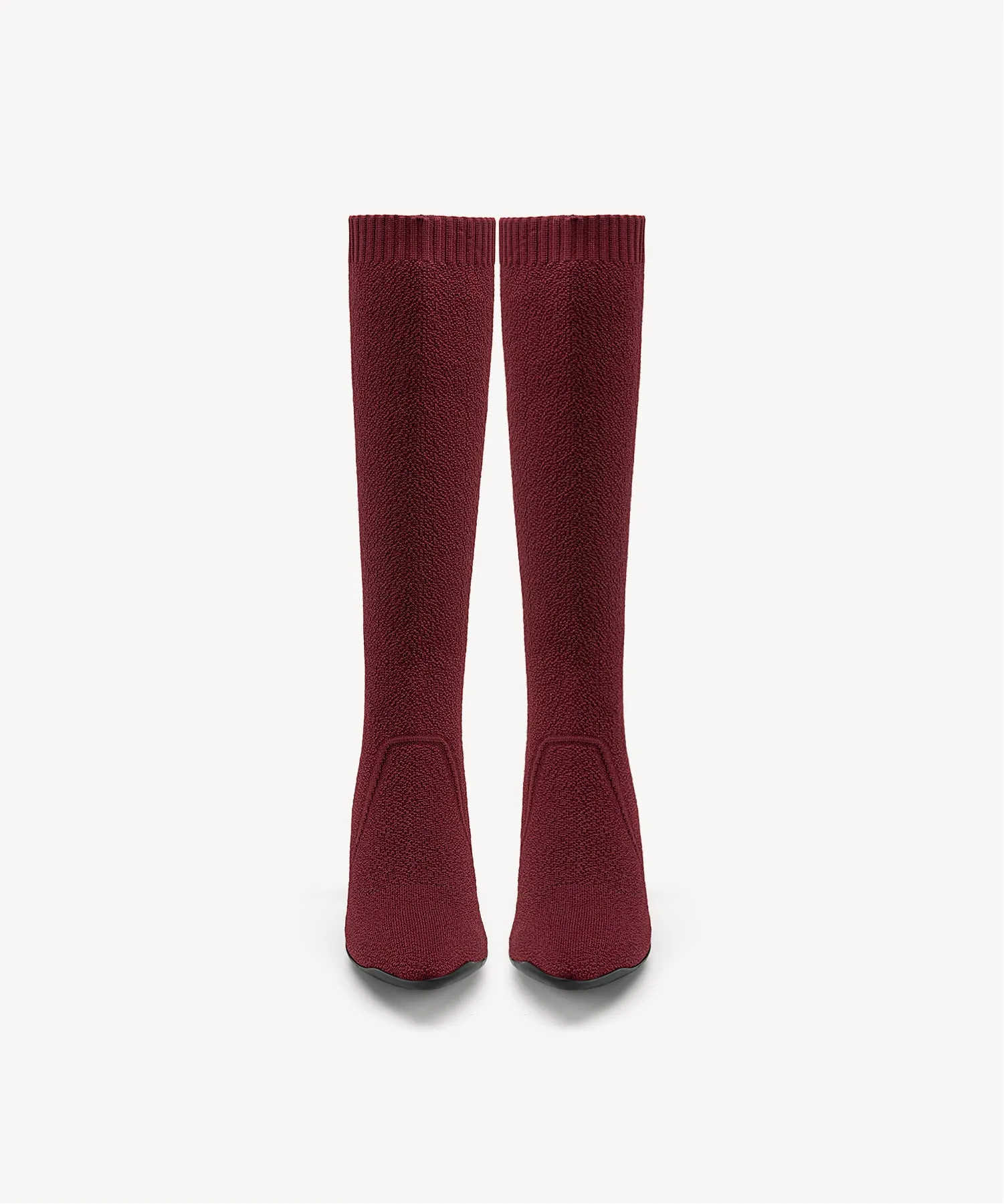Minimalist  Pointed Toe Heeled Long Boots
