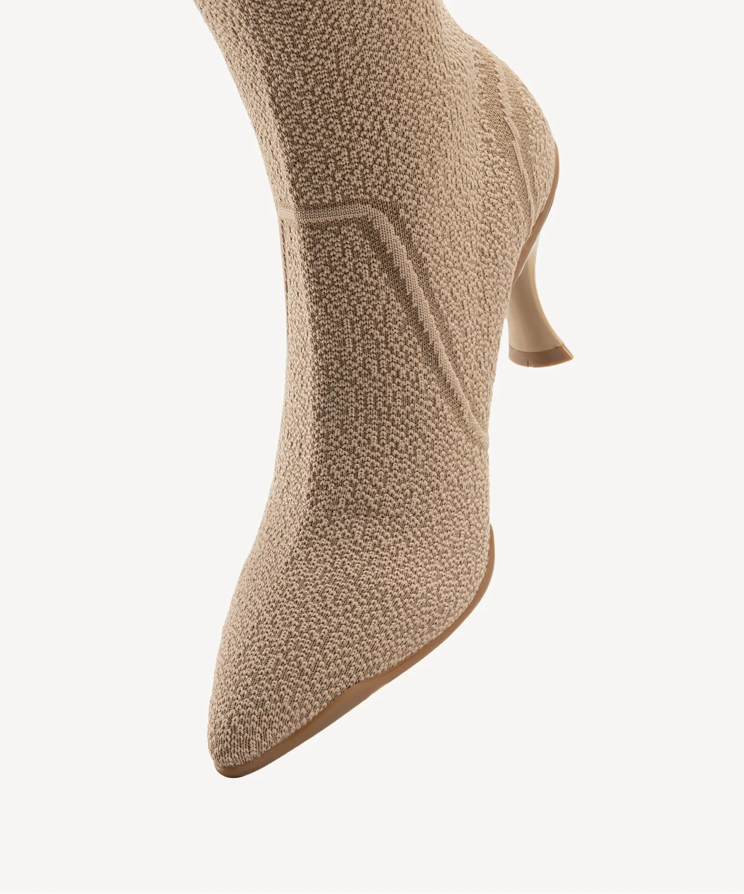 Minimalist  Pointed Toe Heeled Long Boots