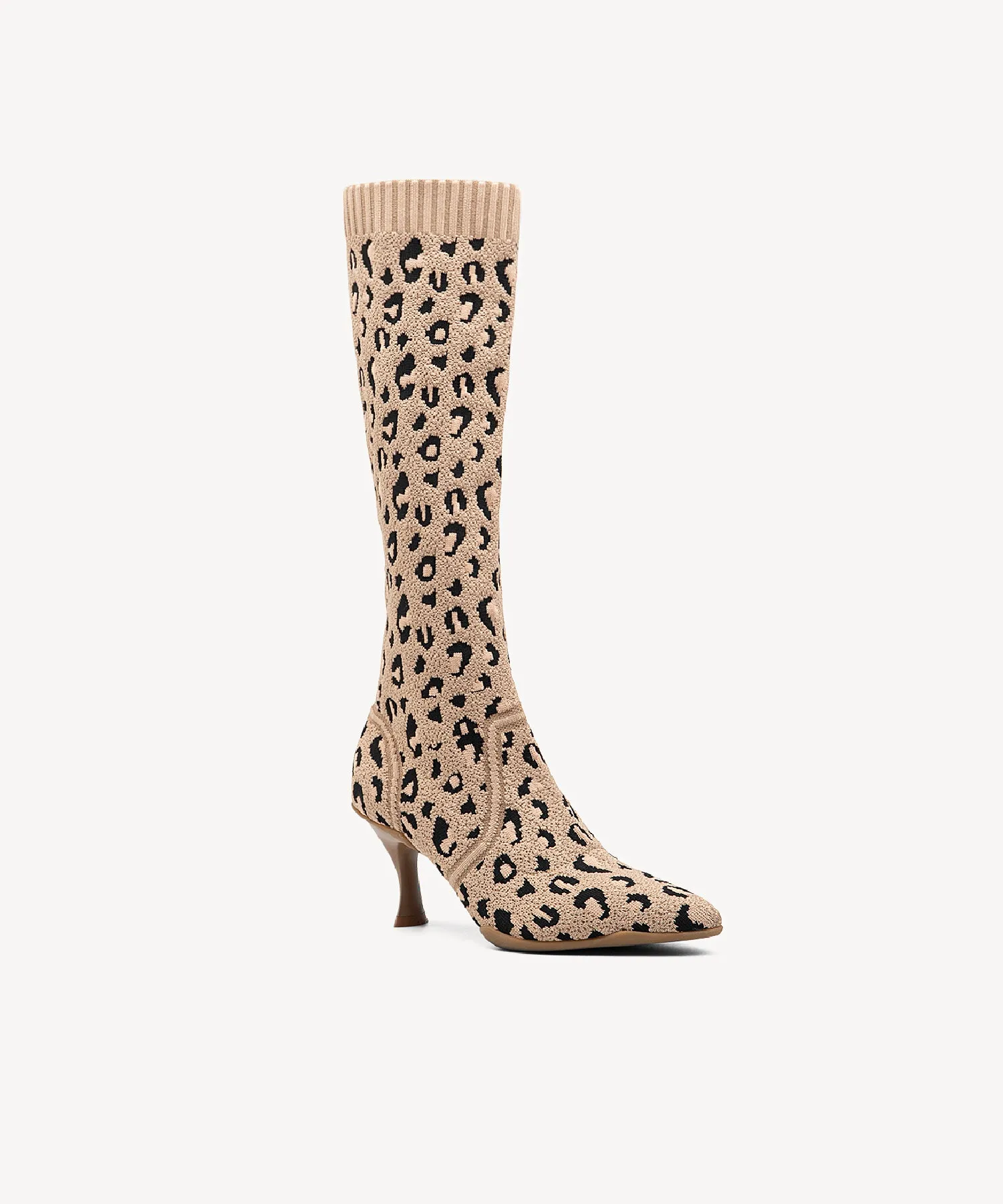 Minimalist  Pointed Toe Heeled Long Boots