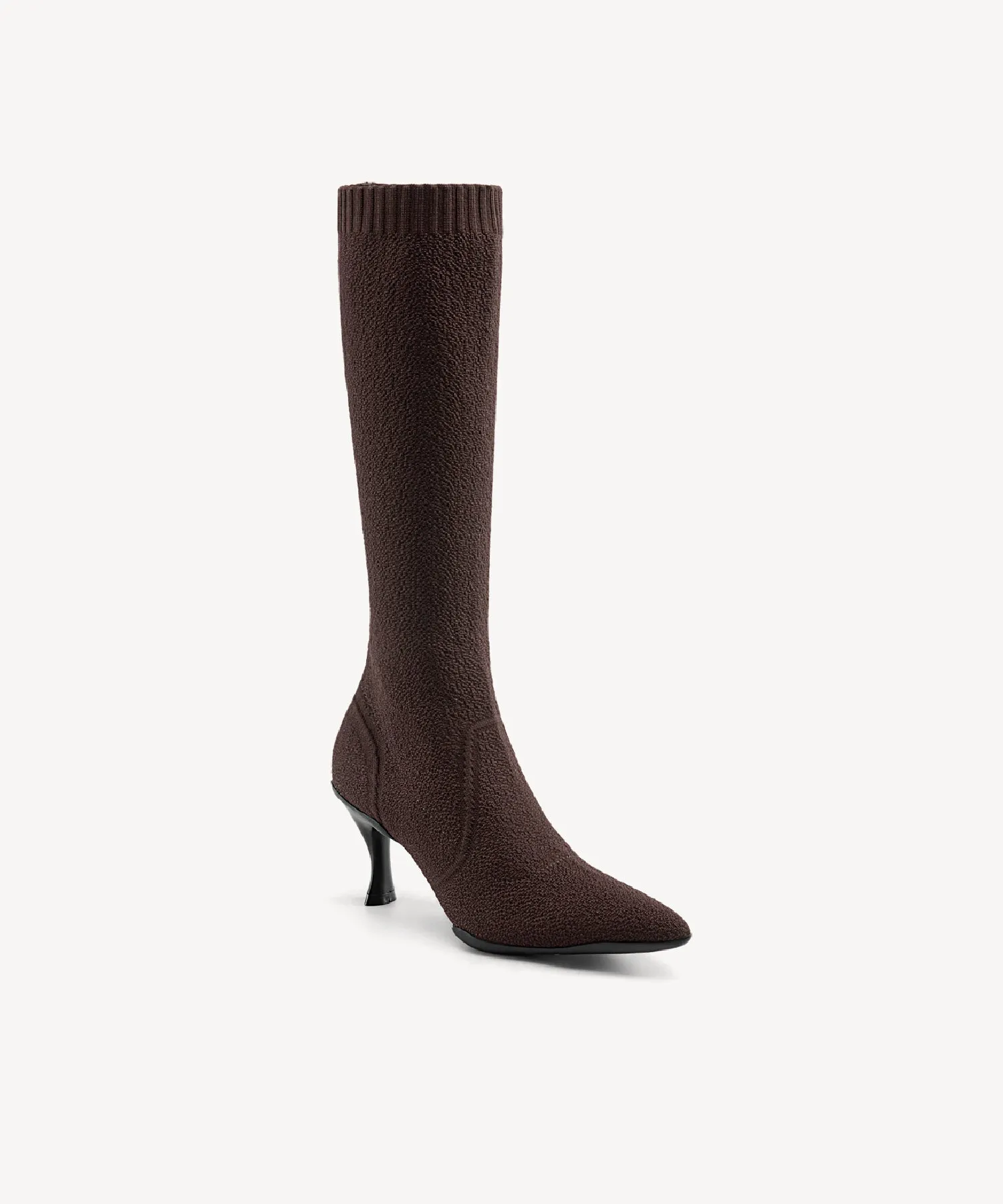 Minimalist  Pointed Toe Heeled Long Boots