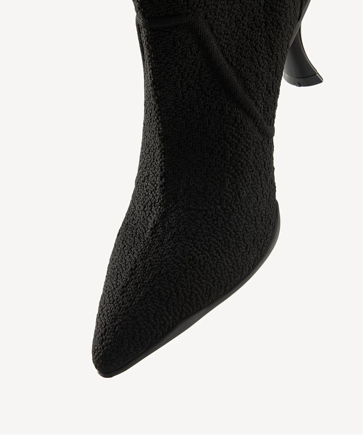 Minimalist  Pointed Toe Heeled Long Boots