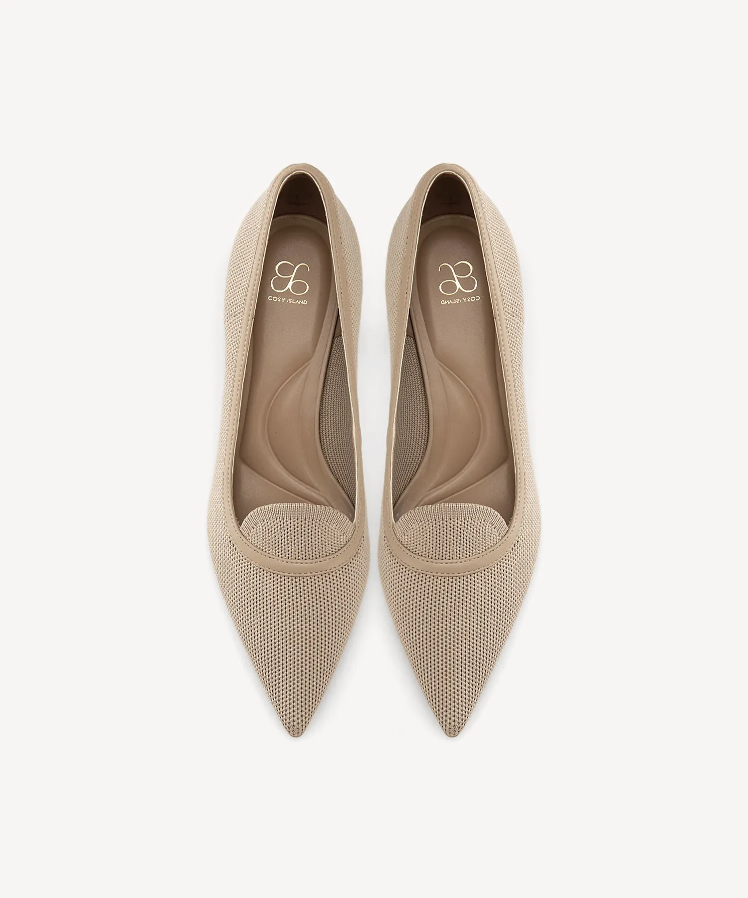 Minimalist Pointed Toe Heeled Pumps Black