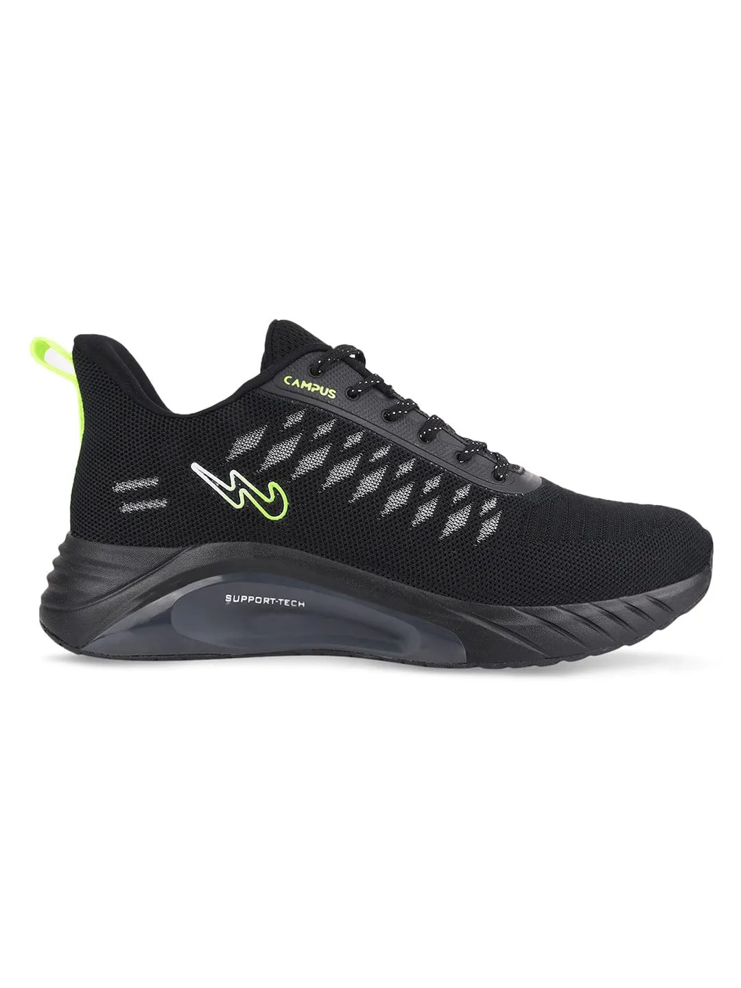 NIDO Black Men's Running Shoes