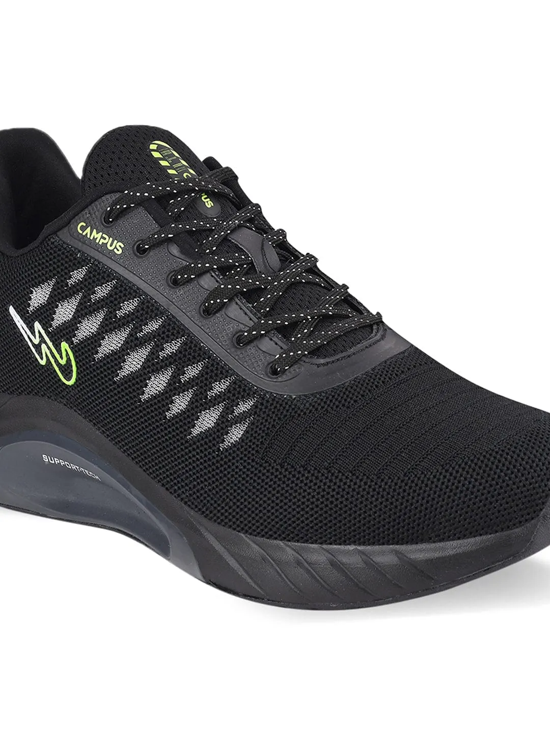 NIDO Black Men's Running Shoes
