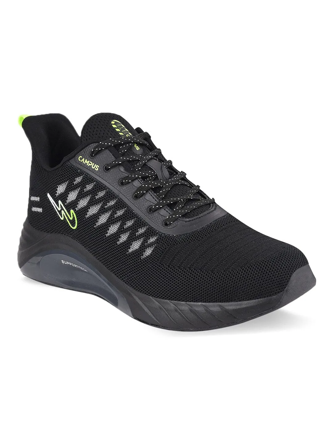 NIDO Black Men's Running Shoes