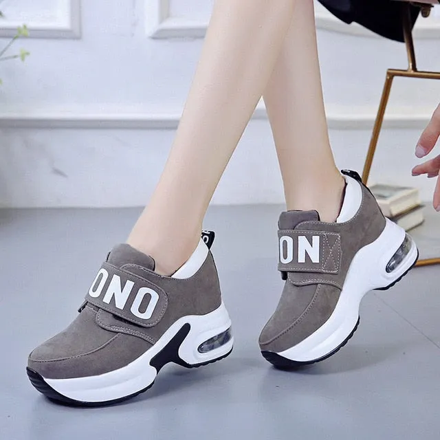 platform wedge sneakers ladies shoes sneaker casual shoes trainers women female shoes black red sneakers women tenis feminino