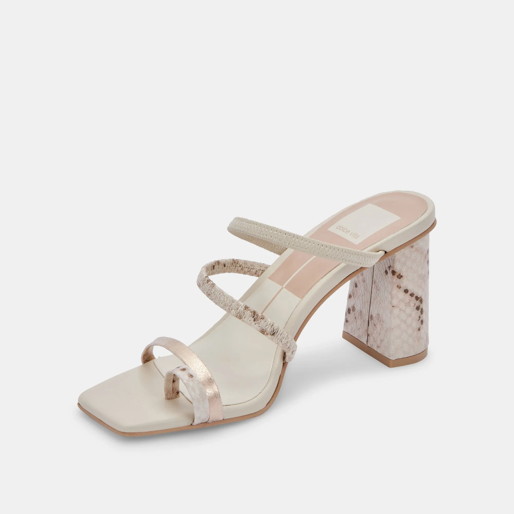 PRISMA HEELS IVORY MULTI STELLA