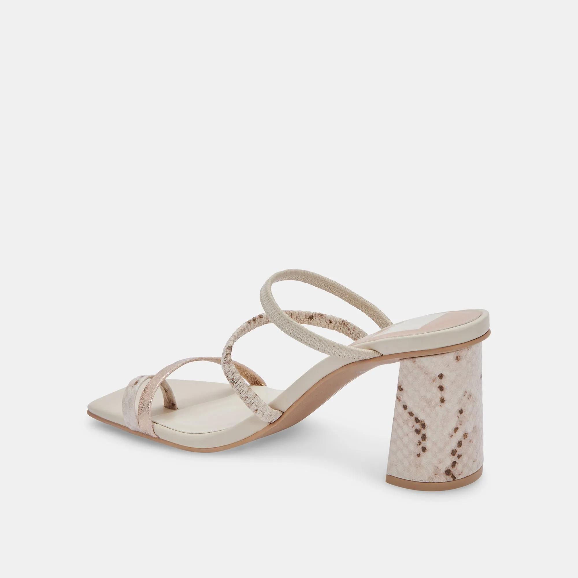 PRISMA HEELS IVORY MULTI STELLA
