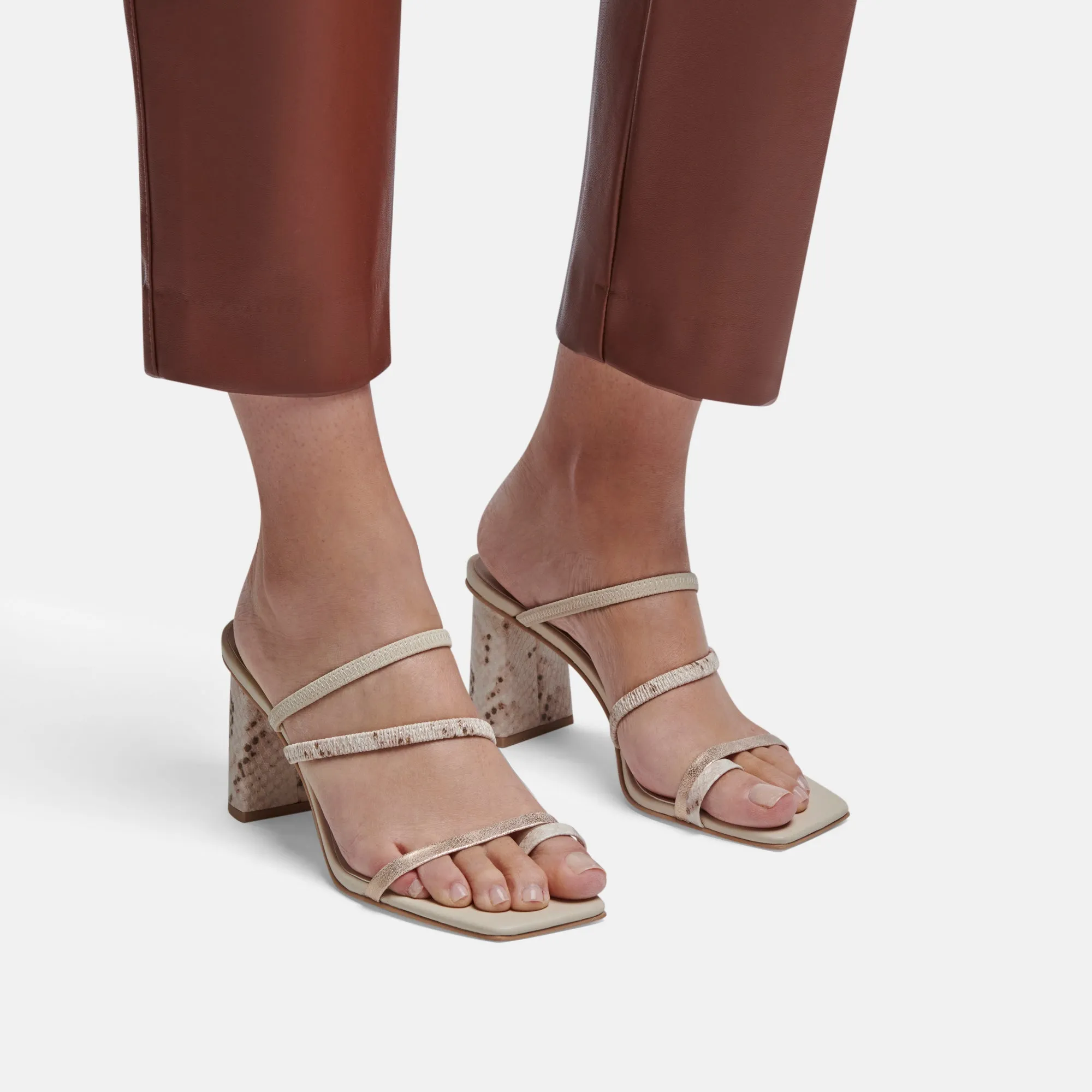 PRISMA HEELS IVORY MULTI STELLA