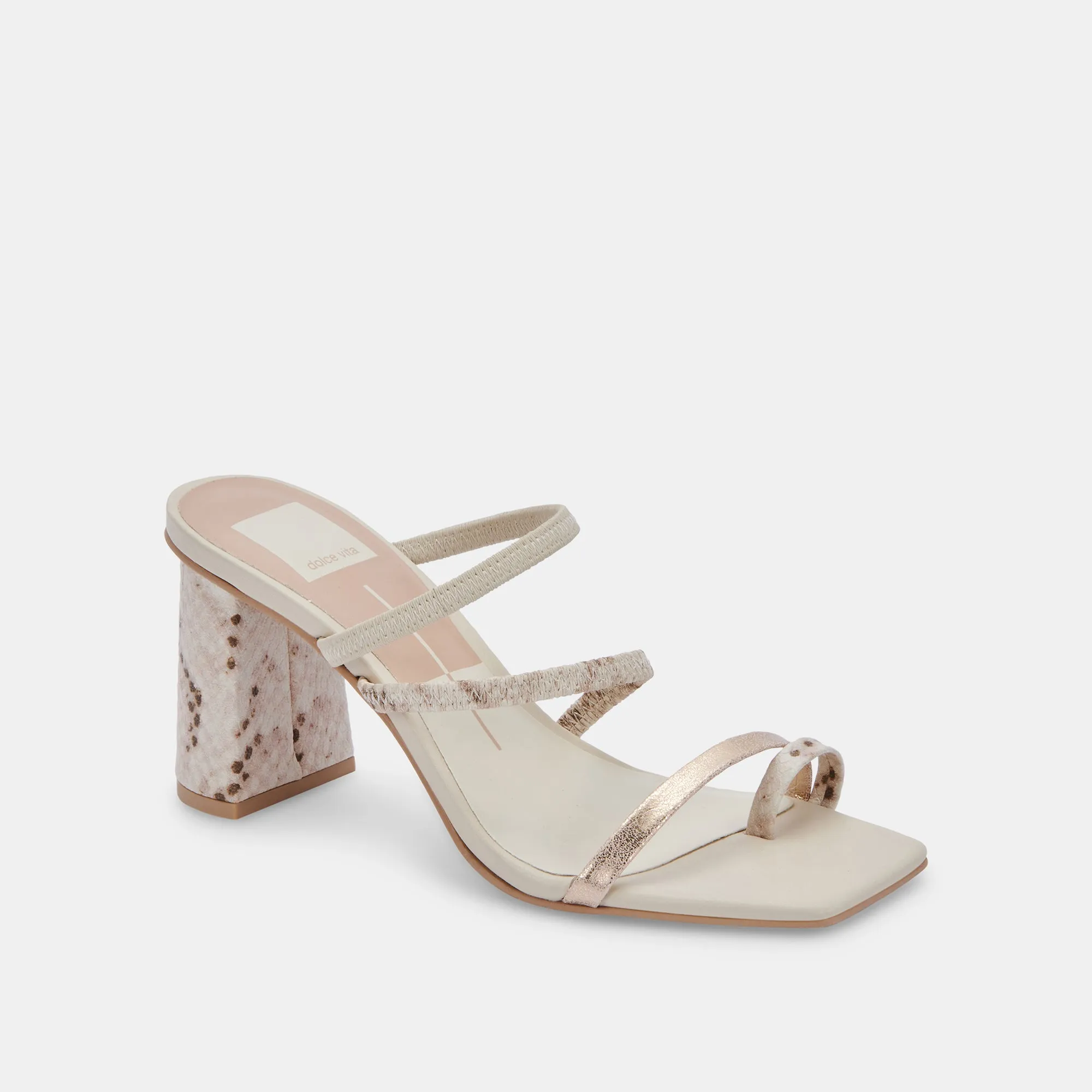 PRISMA HEELS IVORY MULTI STELLA
