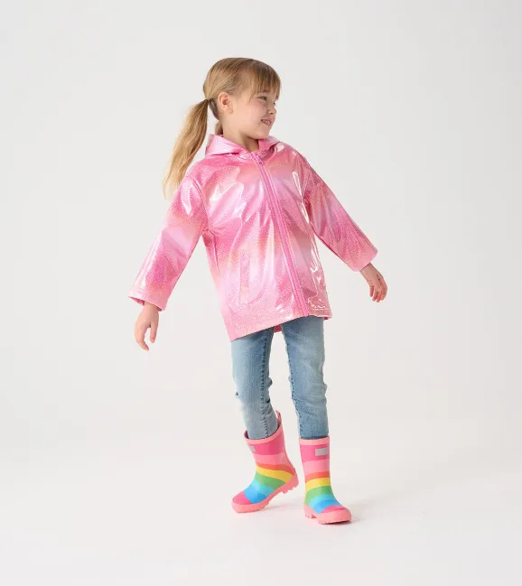 Rainbow Rain Boots