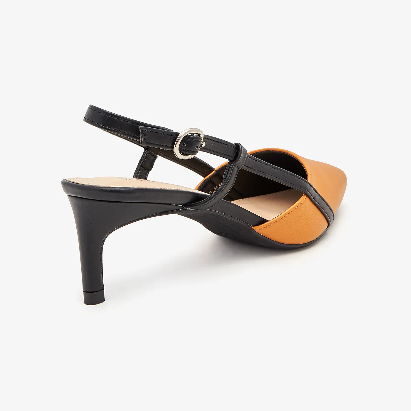 Sling Back Kitten Heels