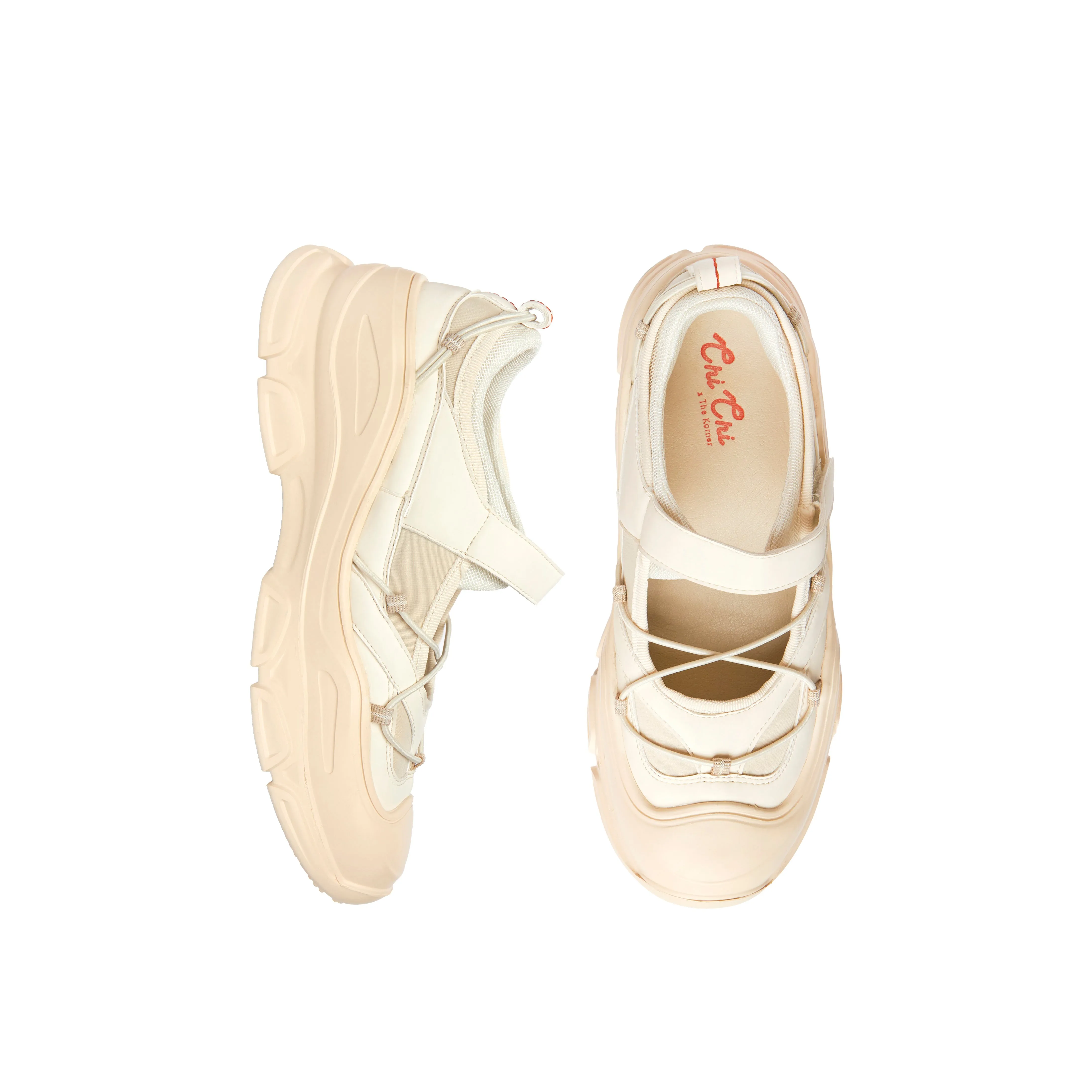 Soul Chic Ballerina Sneakers - Beige (BEI)