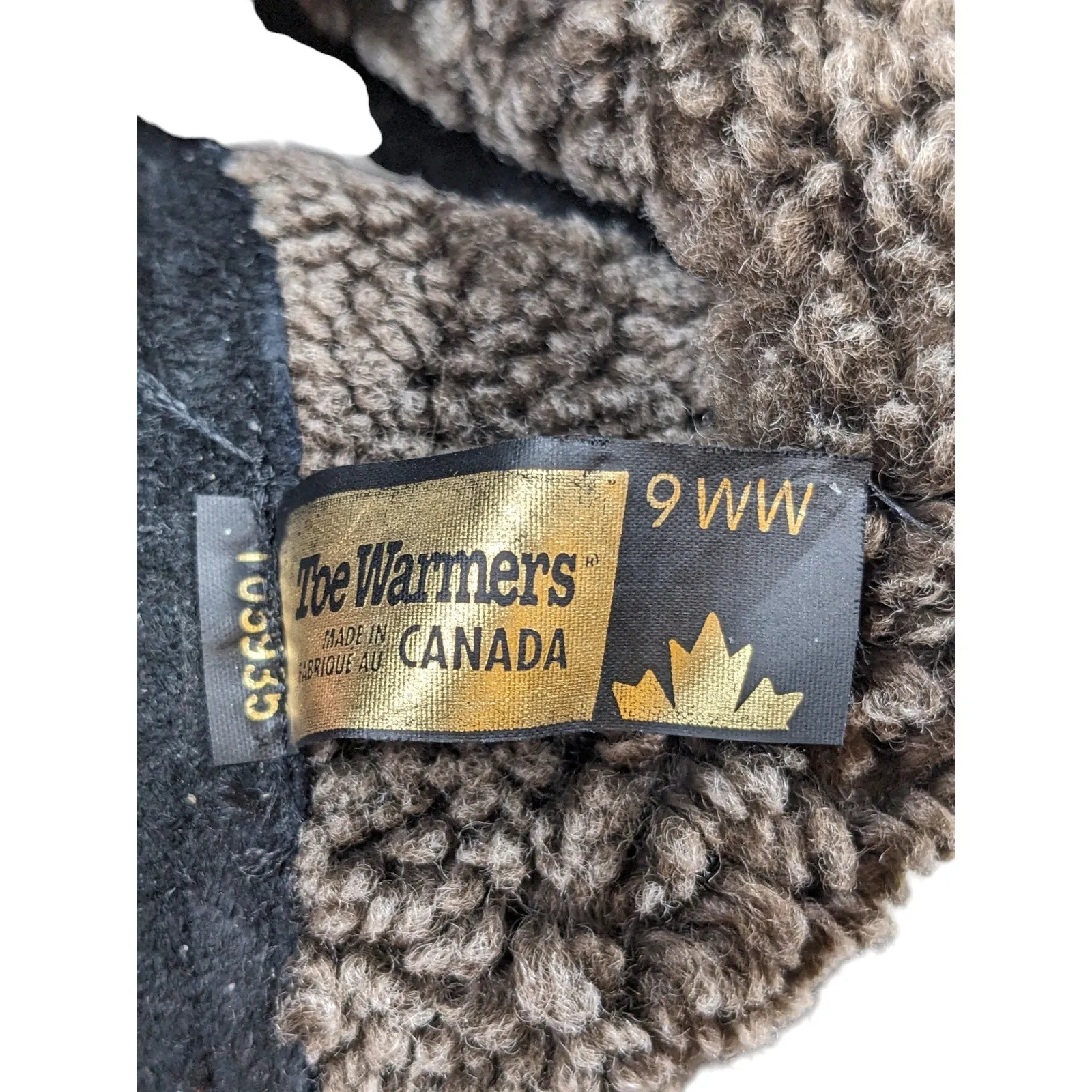 Toe Warmers Boots Womens 9 WW Leather Winter Snow Faux Sherpa Lined Anti Slip