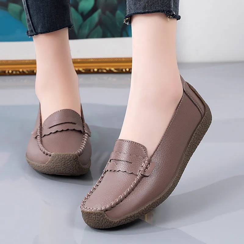 Women Breathable Soft Flat Loafers